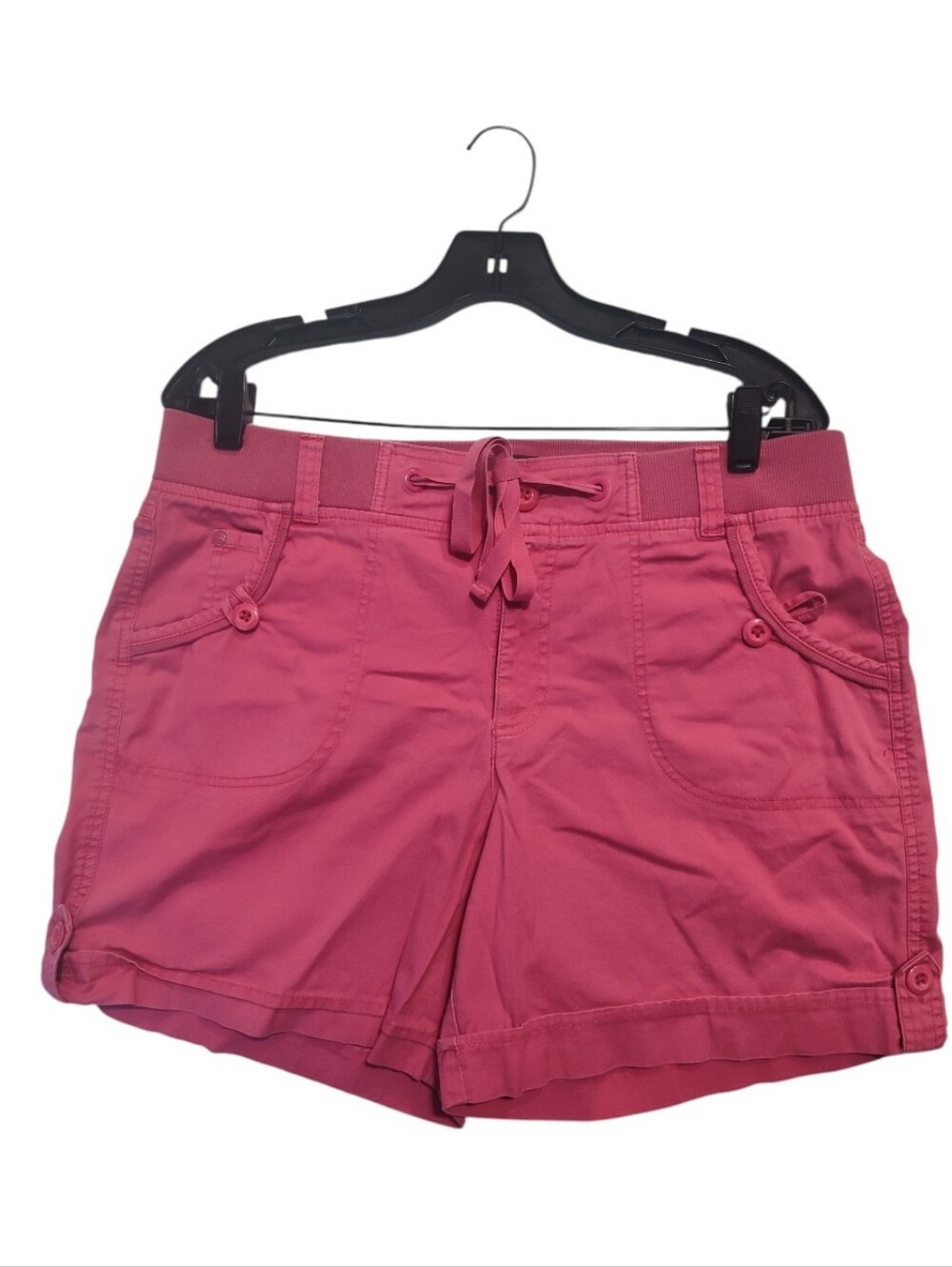Gloria Vanderbilt Pink "Jacky" Stretch Shorts Womens Size 12